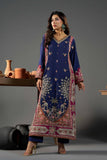 2 PIECE EMBROIDERED KHADAR KAFTAN EMB-581 D
