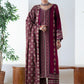 3 Piece Embroidered Khaddar Malalai - FSU5670