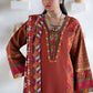 3 Piece Embroidered Khaddar Badrai - FSU5673