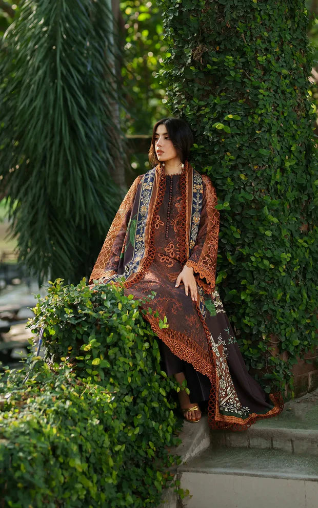 Forest Calm | 3pcs Embroidered Unstitched Winter