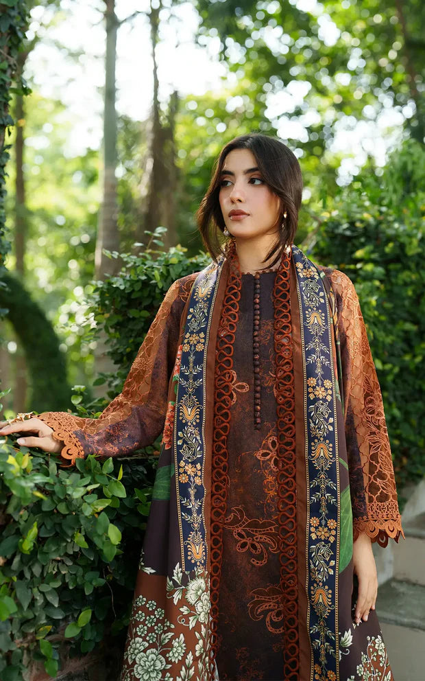 Forest Calm | 3pcs Embroidered Unstitched Winter