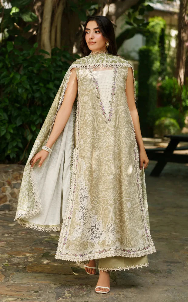 Frozen Dew | 3pcs Embroidered Unstitched Winter
