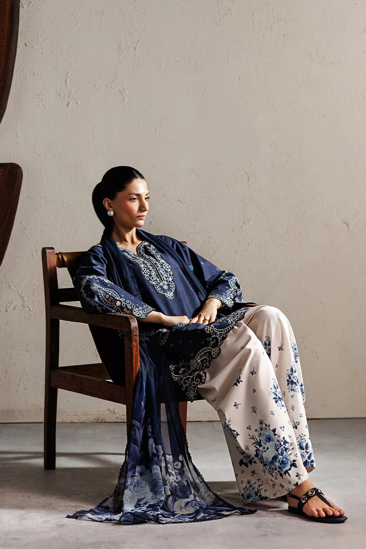IBE-02 Embroidered Lawn