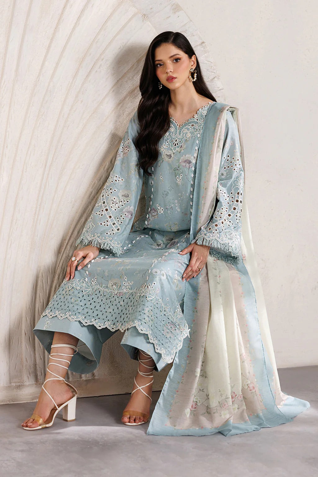 IBE-10 Embroidered Lawn