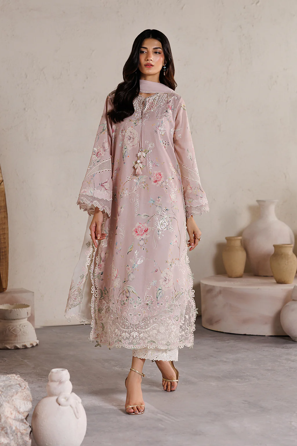 IBE-12 Embroidered Lawn