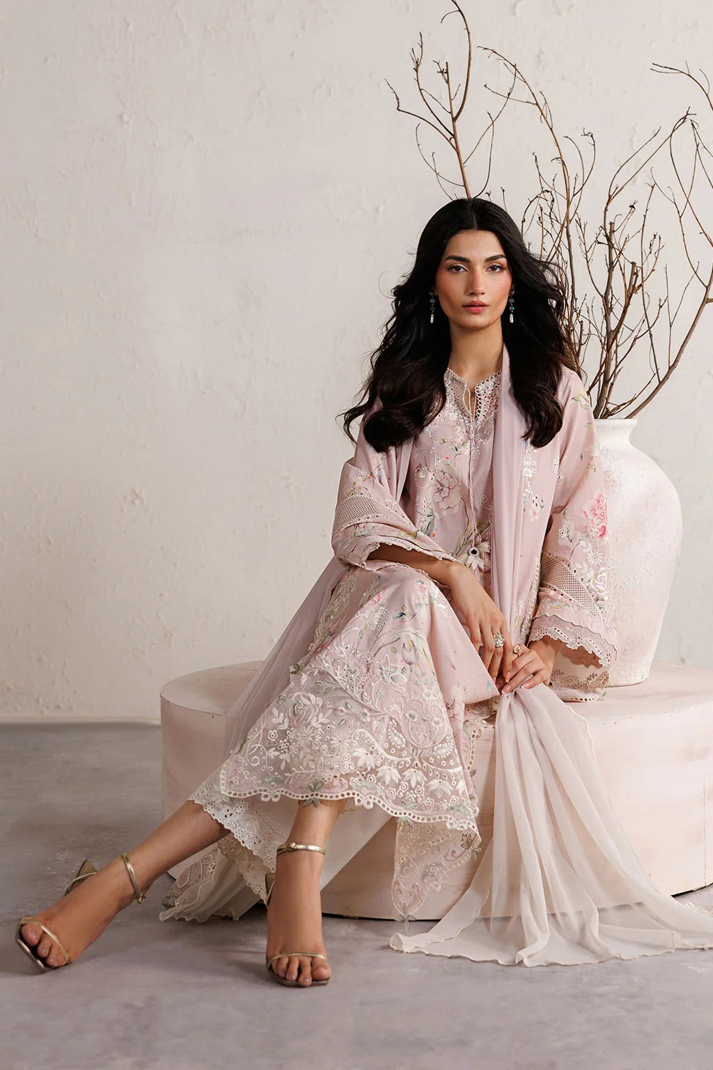 IBE-12 Embroidered Lawn