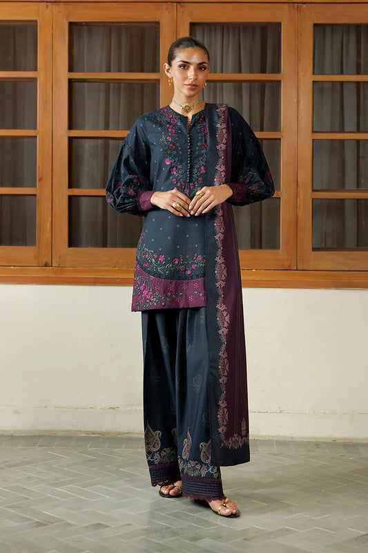 IPF-26 Embroidered Printed Viscose Linen