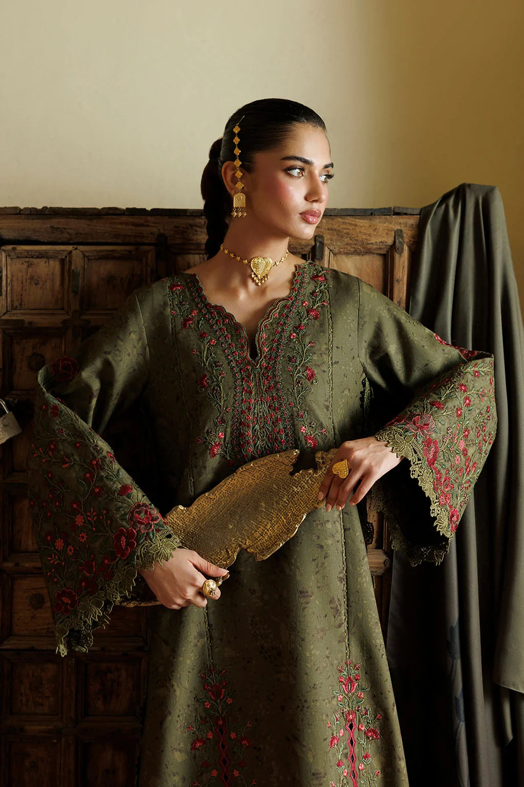 IPF-27 Embroidered Printed Viscose Linen