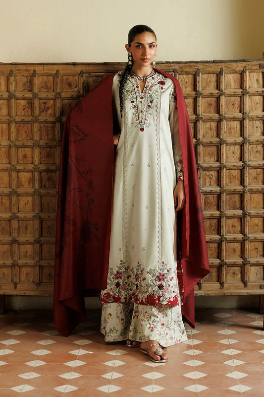 IPF-28 Embroidered Printed Viscose Linen