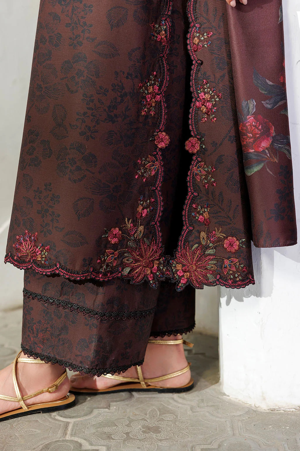 IPF-29 Embroidered Printed Viscose Linen