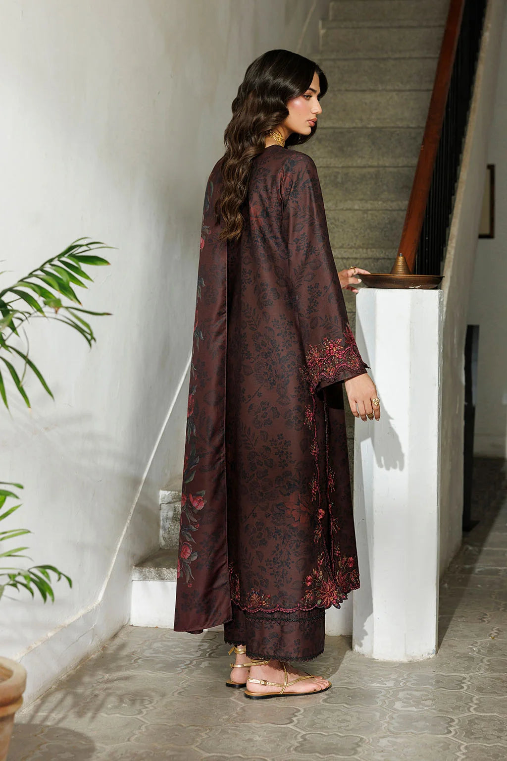IPF-29 Embroidered Printed Viscose Linen