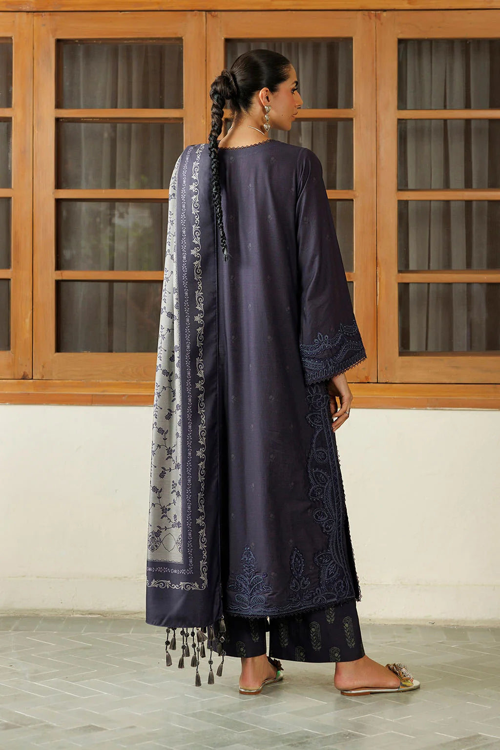 IPF-30 Embroidered Printed Viscose Linen
