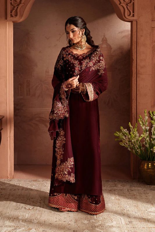 IV-55 Embroidered Velvet