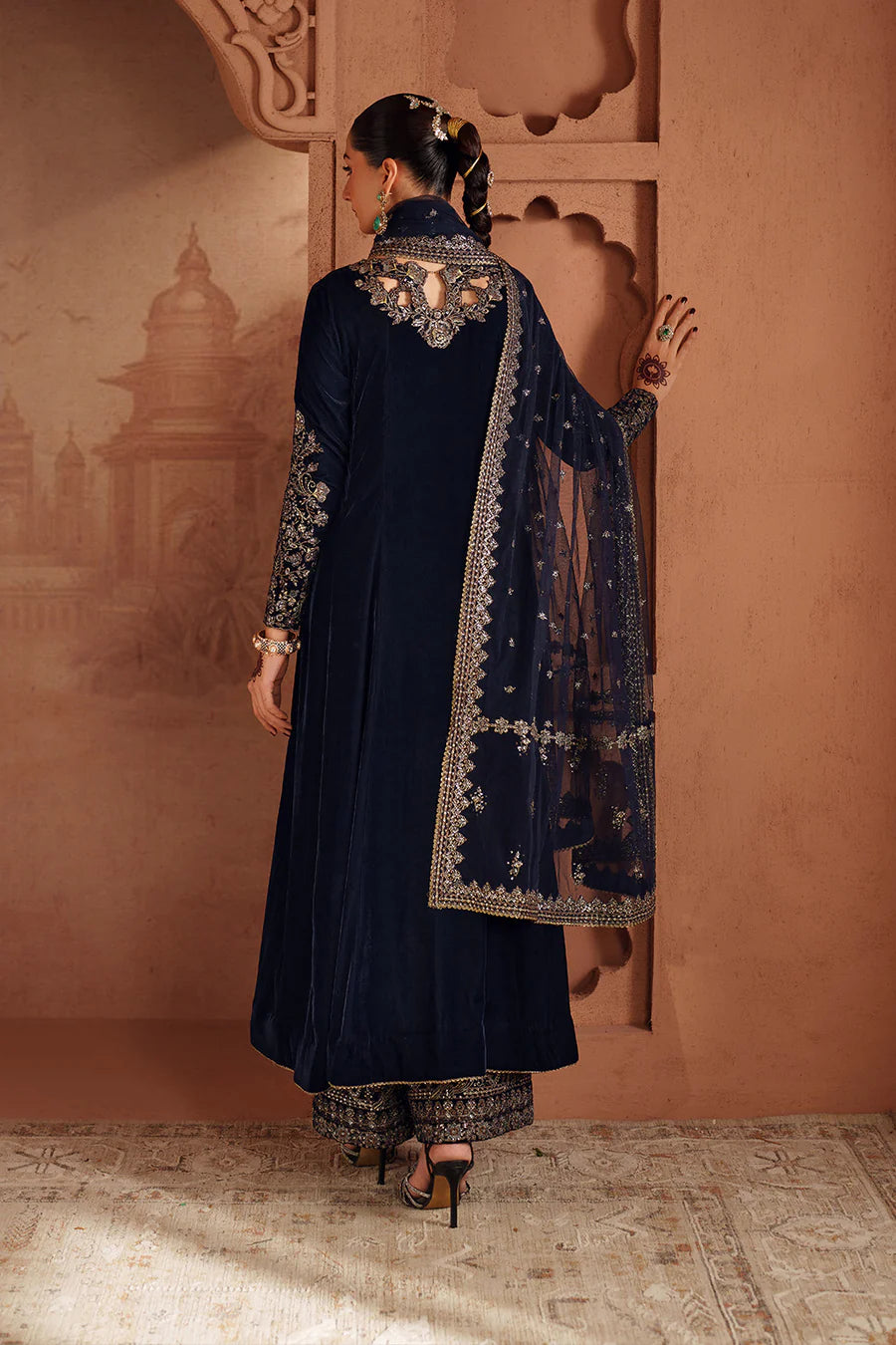 IV-66 Embroidered Velvet