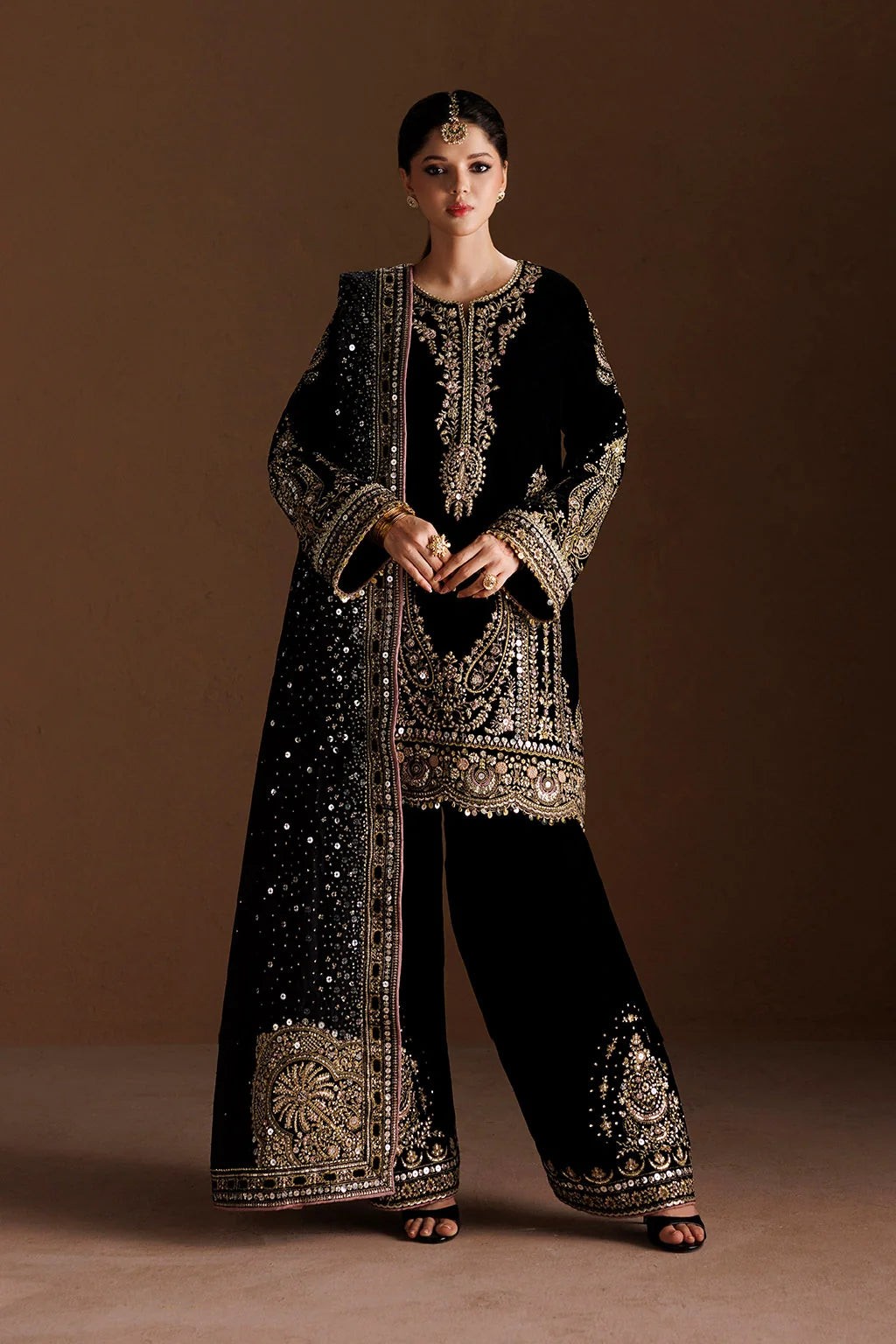 IV-90 Embroidered Velvet