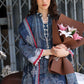 3 Piece Printed Khaddar Suit with Printed Khaddar Dupatta and Printed Trouser | K-62090