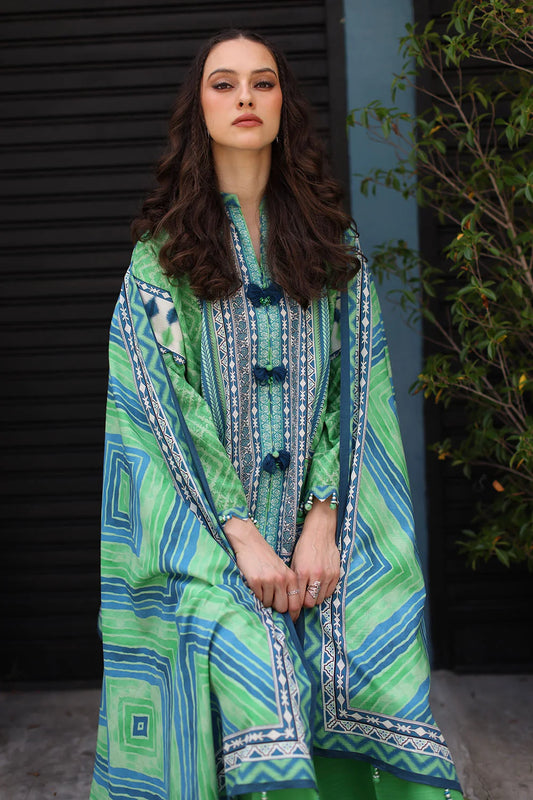3 Piece Printed Khaddar Suit with Printed Khaddar Dupatta | K-62109