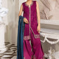 3 Piece Unstitched Embroidered Chiffon Suit | MPC-25-102