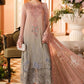 3 Piece Embroidered Chiffon Suit | MPC-26-202
