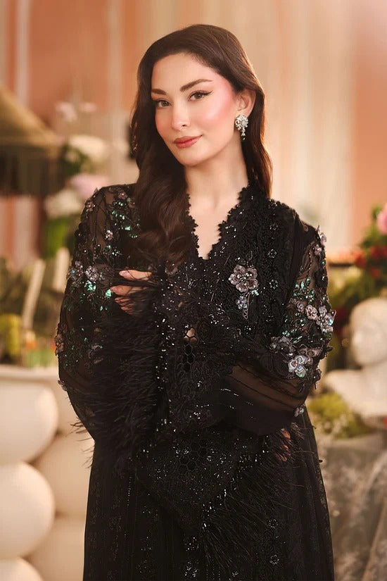3 Piece Embroidered Chiffon Suit | MPC-26-204