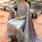 3 Piece Unstitched Embroidered Twill Linen Suit
