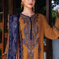 3 Piece Unstitched Embroidered Twill Linen Suit