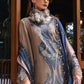 3 Piece Unstitched Embroidered Twill Linen Suit