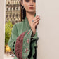 3 Piece Unstitched Embroidered Twill Linen Suit
