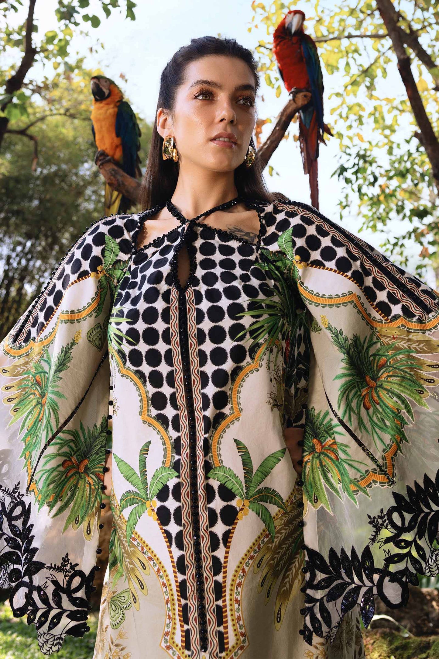 3 Piece Unstitched Embroidered Lawn Suit | MPT-2905-A