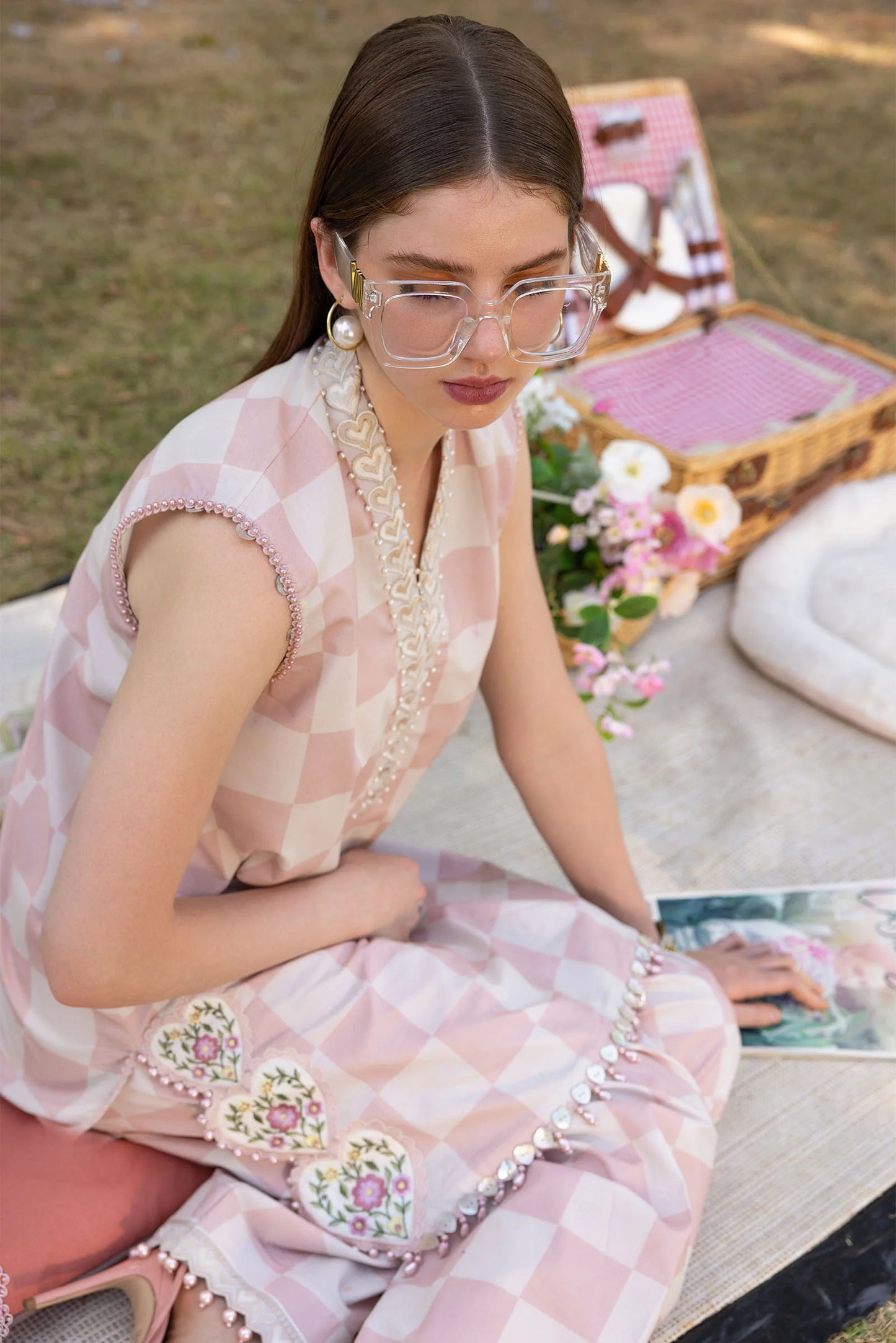 3 Piece Unstitched Embroidered Lawn Suit | MPT-2906-A