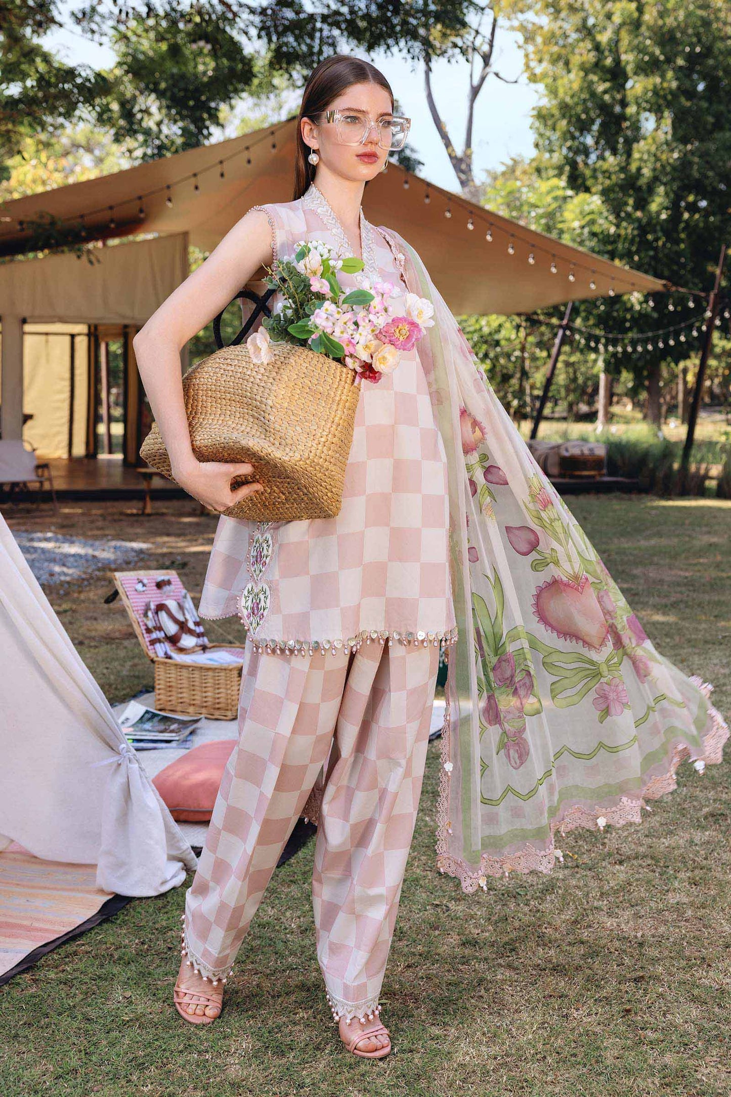 3 Piece Unstitched Embroidered Lawn Suit | MPT-2906-A