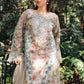 3 Piece Unstitched Embroidered Lawn Suit | MPT-2910-B