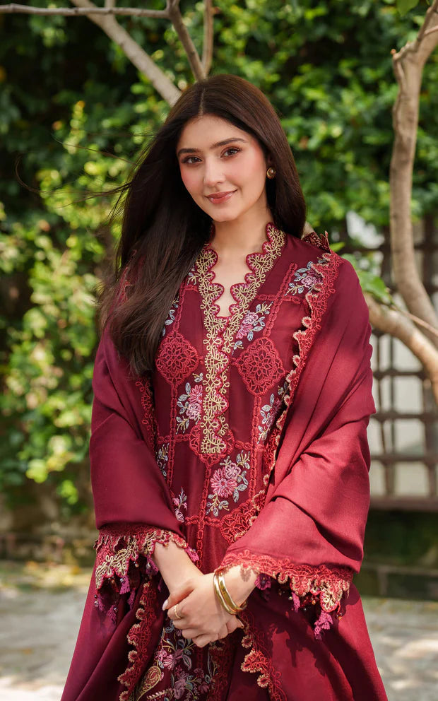 Mira LWC25-05 | 3pcs Embroidered Unstitched Winter