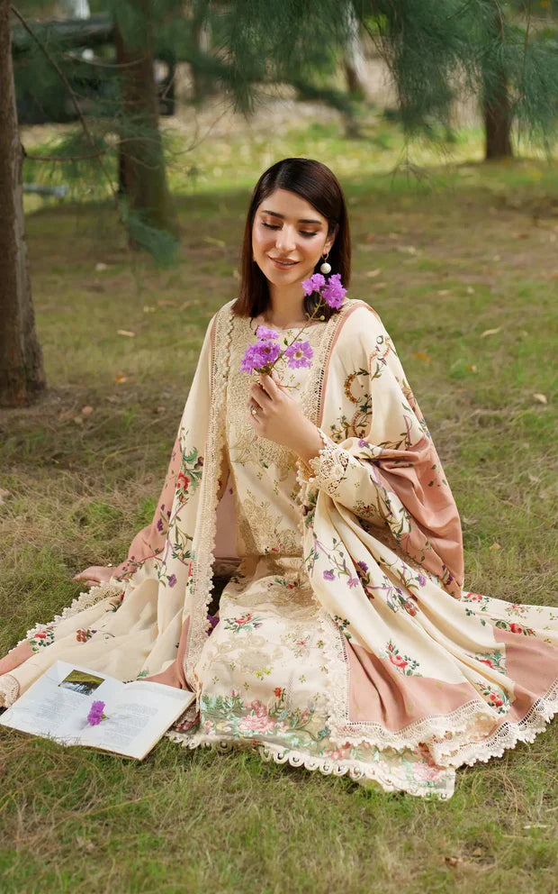 Misty Meadows | 3pcs Embroidered Unstitched Winter