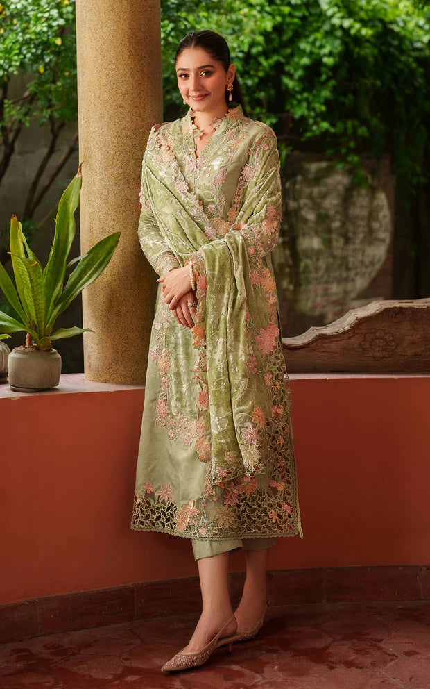 Noir LWC25-04 | 3pcs Embroidered Unstitched Winter