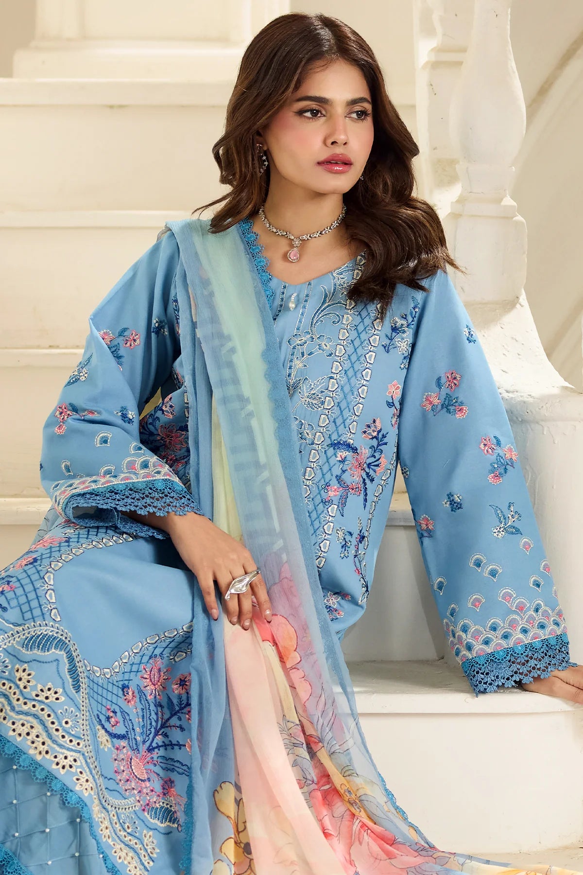 Swiss Dyed Embroidered PR-516