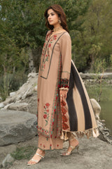 3-PC Unstitched Peach Leather Collection PSW6-17