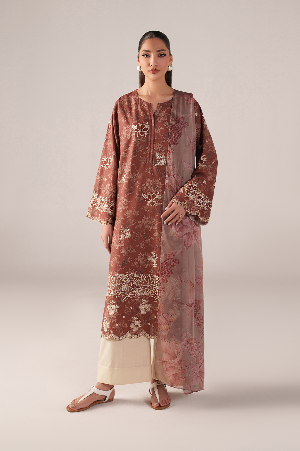 SS-02 Embroidered Lawn