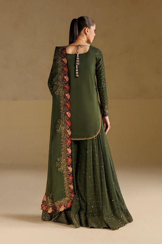 UE-732 Embroidered Ramen Silk
