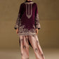 UE-733 Embroidered Ramen Silk
