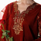 UE-734 Embroidered Ramen Silk