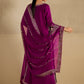 UE-736 Embroidered Sheesha Silk