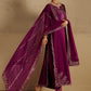 UE-736 Embroidered Sheesha Silk