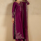 UE-736 Embroidered Sheesha Silk