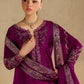 UE-736 Embroidered Sheesha Silk