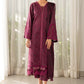 EMBROIDERED PRINTED LAWN UF-4098