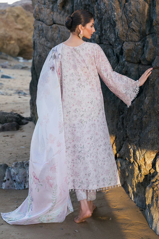 EMBROIDERED PRINTED LAWN UF-4130