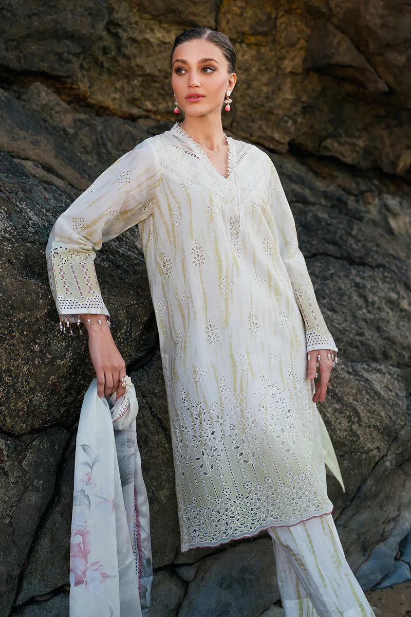 EMBROIDERED PRINTED LAWN UF-4132