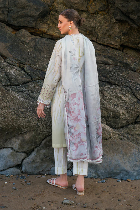 EMBROIDERED PRINTED LAWN UF-4132