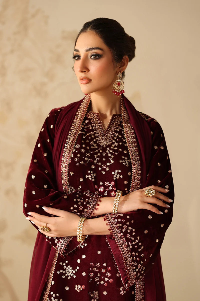 EMBROIDERED VELVET UF-4315